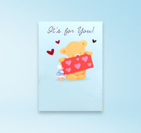 Tarjeta de San Valentín hecha a mano